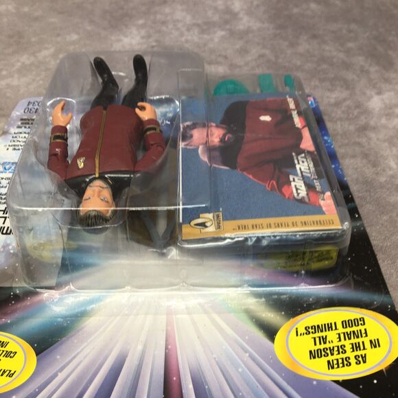 STAR TREK Admiral William T Riker Next Generation Playmates Figure 30 Years-Read - Picture 8 of 11